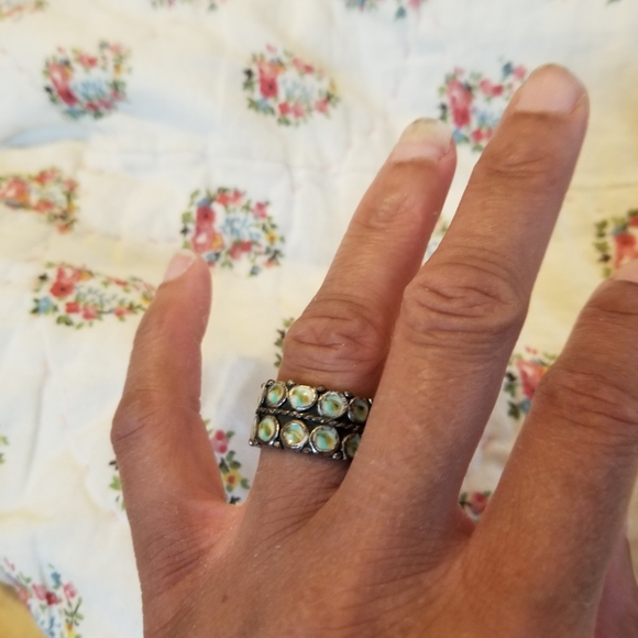 Silver Opal Ring - Picture 2 of 2